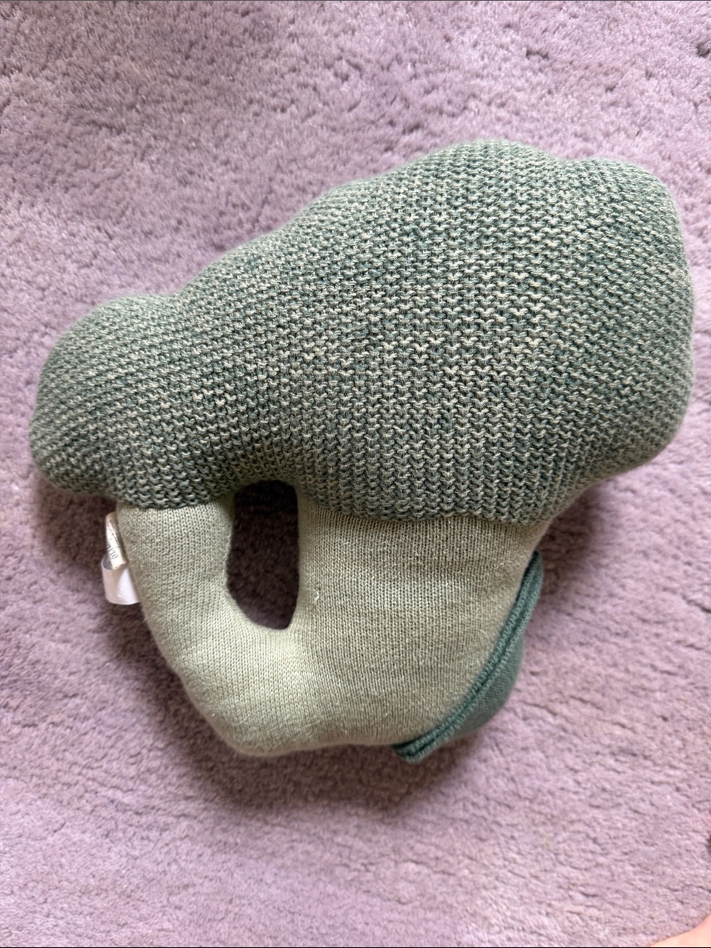 KNITTED CUSHION BRUCY THE BROCCOLI